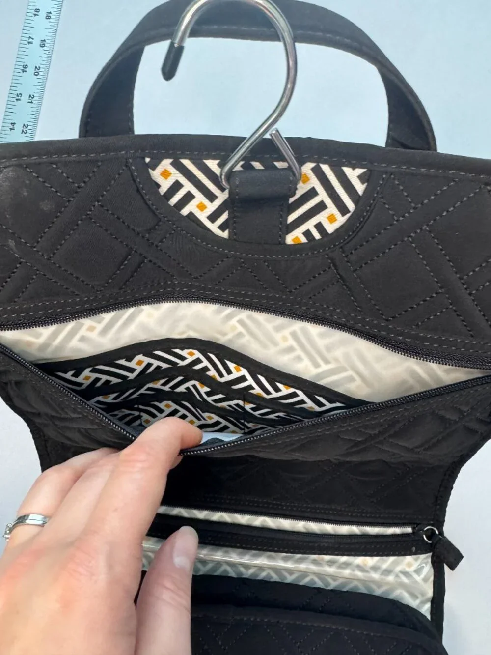 Vera Bradley features folds